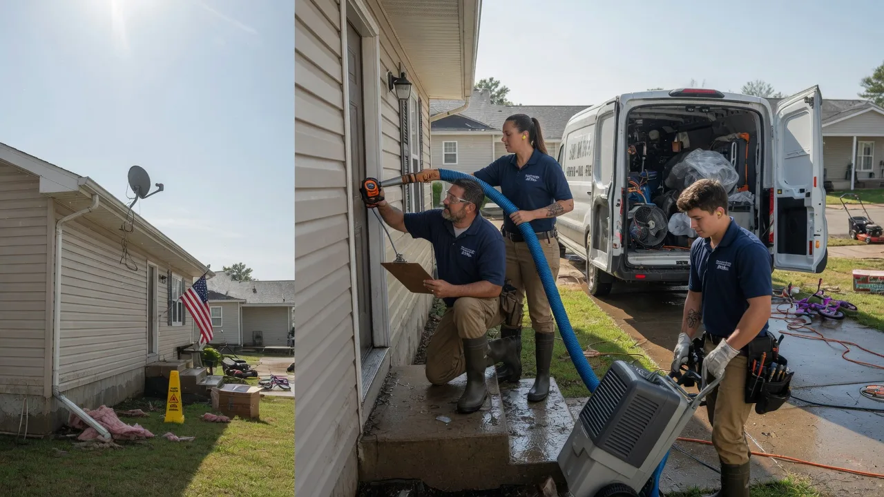 Ceiling Water Damage Restoration in Paris, MI near me